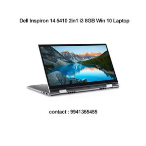 Dell Inspiron 14 5410 2in1 i3 8GB Win 10 Laptop Price in Hyderabad, telangana