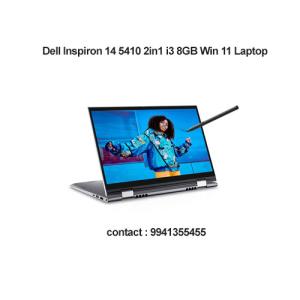 Dell Inspiron 14 5410 2in1 i3 8GB Win 11 Laptop Price in Hyderabad, telangana