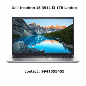 Dell Inspiron 15 3511 i3 1TB Laptop Price in Hyderabad, telangana