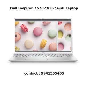 Dell Inspiron 15 5518 i5 16GB Laptop Price in Hyderabad, telangana